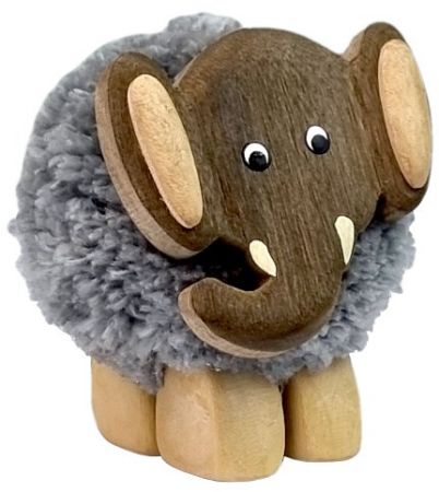 2Kids Toys Dřevěná figurka XL pompon Slon
