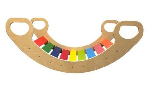 2Kids Toys Montessori duhová houpačka velká