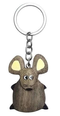2Kids Toys Dřevěná klíčenka velká Myš