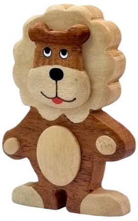 2Kids Toys Dřevěná magnetka velká Lev stojící