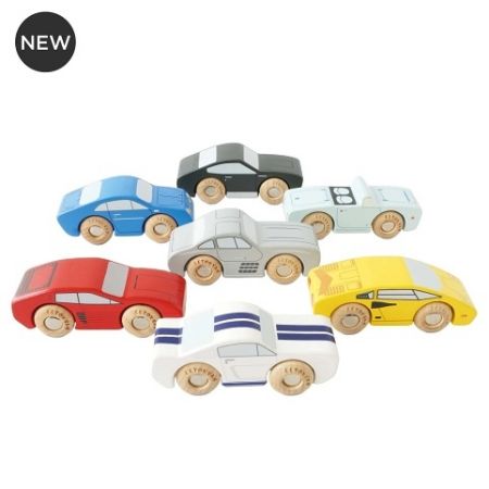 Le Toy Van Set dřevěných sportovních autíček