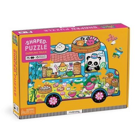 Mudpuppy Puzzle ve tvaru minibusu s občerstvením