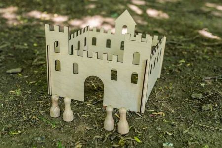 BeWooden Dřevěný hrad Panáčkovo království