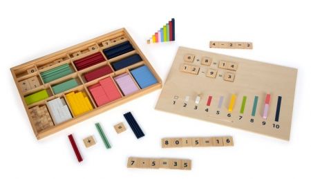 small foot Počítání v dřevěném boxu Educate
