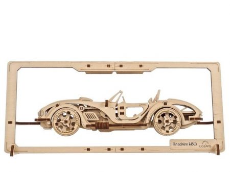 Ugears 2,5D dřevěné mechanické puzzle Roadster MK3