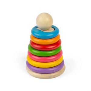 Bigjigs Toys Nasazování tvarů na tyč