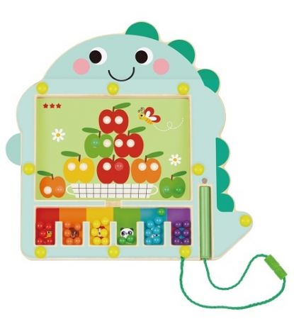 2Kids Toys Magnetická hra Třídění barev s dinosaurem