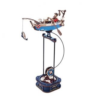 RoboTime 3D mechanická skládačka Rybářská loď s kyvadlem