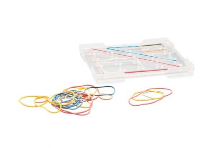 Wissner Geometrická deska transparentní malá