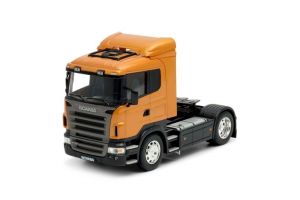 Welly SCANIA R470 TAHAČ 1:32 oranžový
