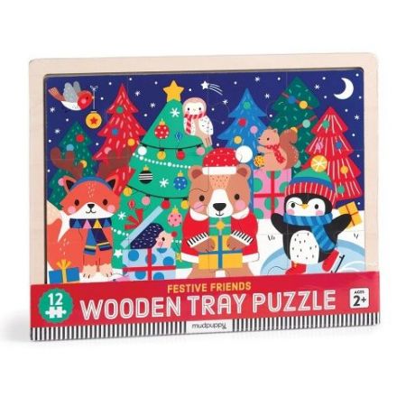 Mudpuppy Puzzle Vánoce 12 dílků