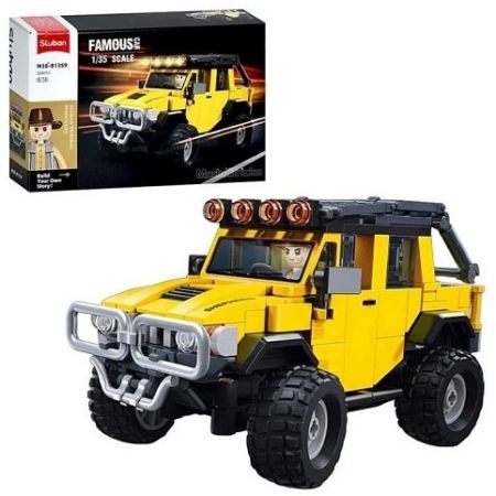Sluban Model Bricks M38-B1359 Off-Road Wrangler v měřítku 1:35