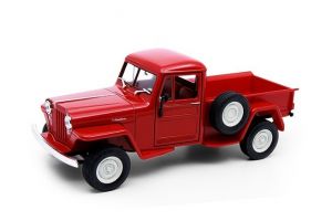 Welly Jeep Willys Pickup model 1:24 oranžový
