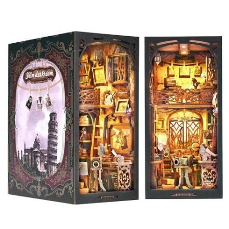 2Kids Toys 3D skládačka Zarážka na knihy Miniatura domečku Doupě fotografa