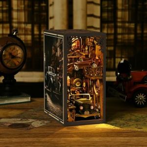 2Kids Toys 3D skládačka Zarážka na knihy Miniatura domečku Vintage auta