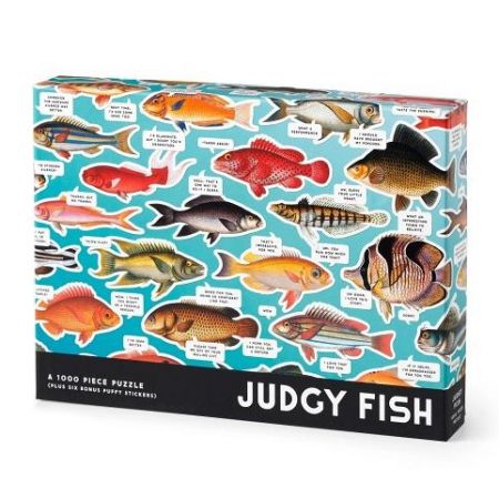 Galison Puzzle Rybí myšlenky 1000 dílků