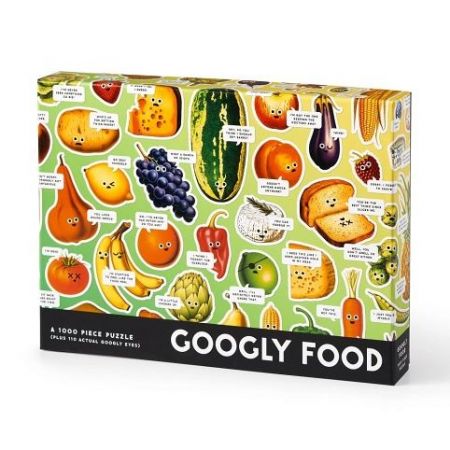 Galison Puzzle Googly Food 1000 dílků