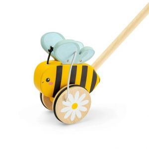 Bigjigs Toys Dřevěný jezdík Včelka