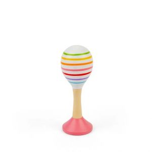 Bigjigs Toys Rumba koule junior sada 2 ks růžová