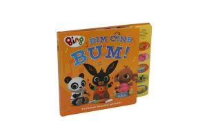 Zvuková knížka Králíček Bing - Bim Cink bum na baterie CZ verze 28x22cm