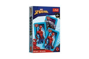 Černý Petr Spiderman společenská hra - karty v krabičce 6x9cm