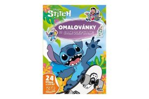 Omalovánky se samolepkami A4 Lilo &amp; Stitch