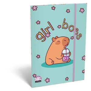 Desky s gumičkou "Lollipop Capybara", karton, A5, LIZZYSULI 7460149000
