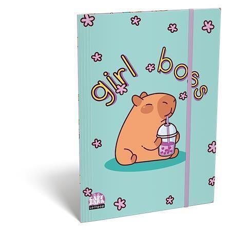 Desky s gumičkou "Lollipop Capybara", karton, A5, LIZZYSULI 7460149000