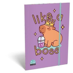 Desky s gumičkou "Lollipop Capybara", karton, A4, LIZZYSULI 7460148000