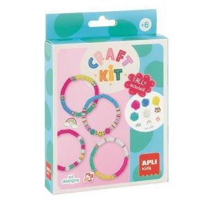 Kreativní sada na výrobu náramků "Craft Kit", korálky, APLI Kids 20570