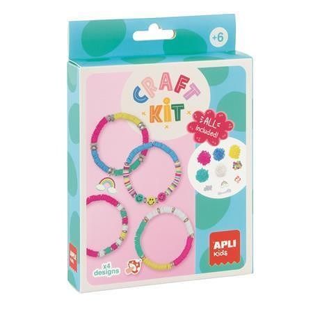 Kreativní sada na výrobu náramků "Craft Kit", korálky, APLI Kids 20570