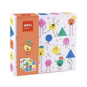 Samolepková hra "Emoce", geometrické tvary, APLI Kids 19433