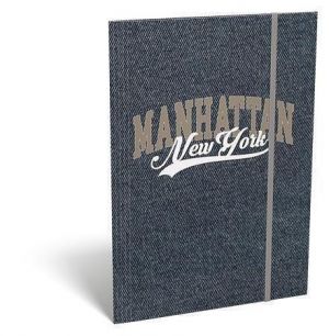 Desky s gumičkou "Manhattan New York", karton, A4, LIZZYSULI 7460148011