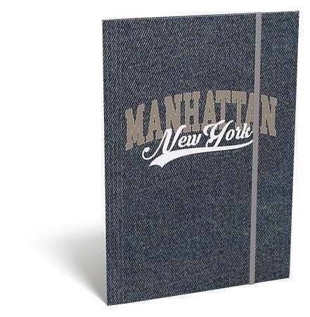 Desky s gumičkou "Manhattan New York", karton, A4, LIZZYSULI 7460148011
