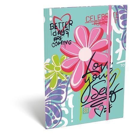 Desky s gumičkou "Cornell Love", karton, A4, LIZZYSULI 7460148009