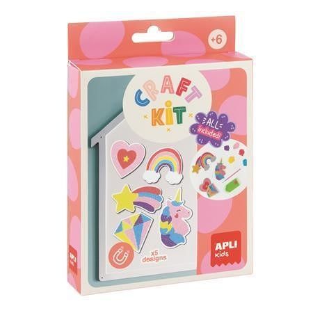 Kreativní sada na výrobu magnetů "Craft Kit", diamantové malování, APLI Kids 20571