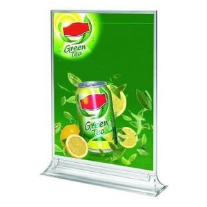 Stojan na prospekty, transparentní, A6, stolní, vertikální, COLOP RC4007
