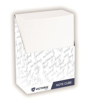 Bloček s dávkovačem, 75 x 40 x 105 mm, 275 listů, VICTORIA OFFICE