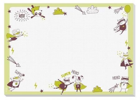 Podložka na stůl "Little Heroes", A3, pro děti, SIGEL HO900