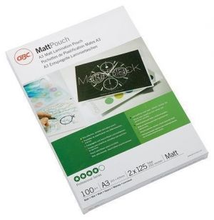 Laminovací fólie, 125 mikronů, A3, matná, 100 ks, GBC 3747235