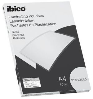 Laminovací fólie "Standard", 125 mikronů, A4, lesklá, 100 ks, IBICO 627310