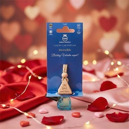 Vůně do auta "Valentin Invincible", pánská vůně, 7 ml, MARCO MARTELY MMF015