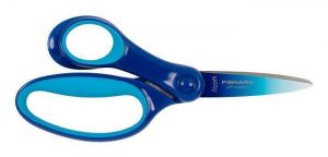 Nůžky, ombré modrá, školní, 15 cm, pro leváky, FISKARS 1067854