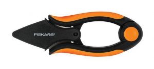 Nůžky na bylinky "Solid SP220", černá - oranžová, 13 cm, FISKARS 1063326