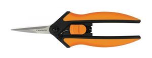Nůžky zastřihávací "Solid SP13", černá - oranžová, micro-tip, FISKARS 1051600