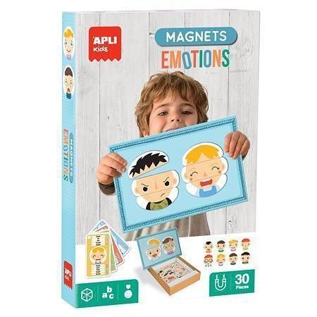 Magnetická hra "Emoce", 30 ks, APLI Kids 20368