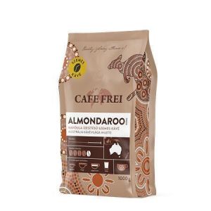 Káva "Almondaroo" mandle, pražená, zrnková, 1000 g, CAFE FREI 110302