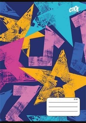 Sešit "Pop Stars", 27-32, mix motivů, A5, čtverečkovaný, 32 listů, COOL BY VICTORIA