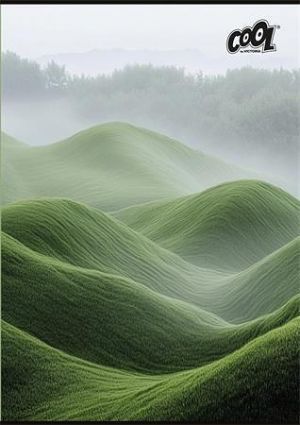 Sešit "Green Calm", mix motivů, A4, čistý, 80 listů, COOL BY VICTORIA