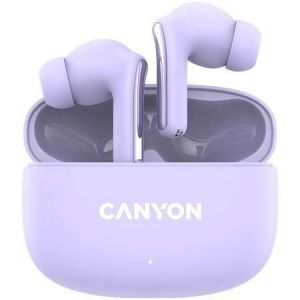 Sluchátka "OnGo 9", levandulová, TWS bezdrátová, Bluetooth 5.4, CANYON CNS-TWS9P